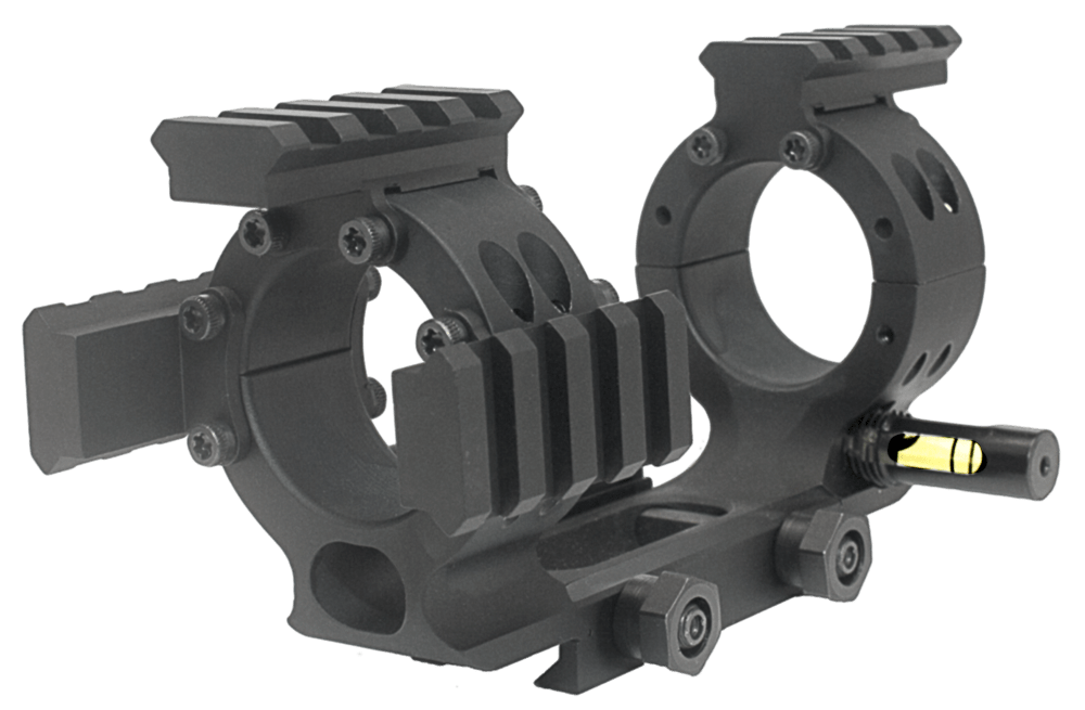 MOSM Alpha 34mm dia. Ultra rugged heavy duty scope mount with circular