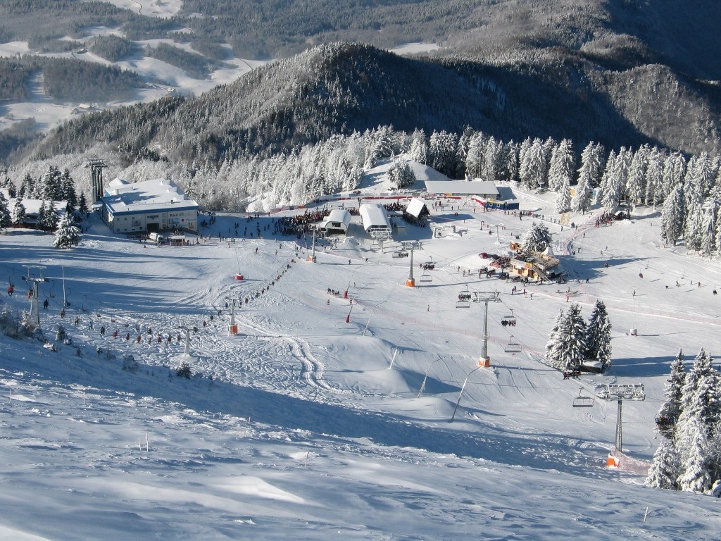 Skigebiet Skiurlaub Krvavec