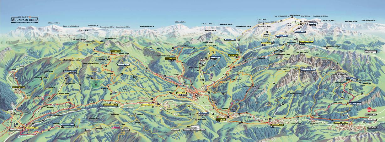 Gstaad ski map