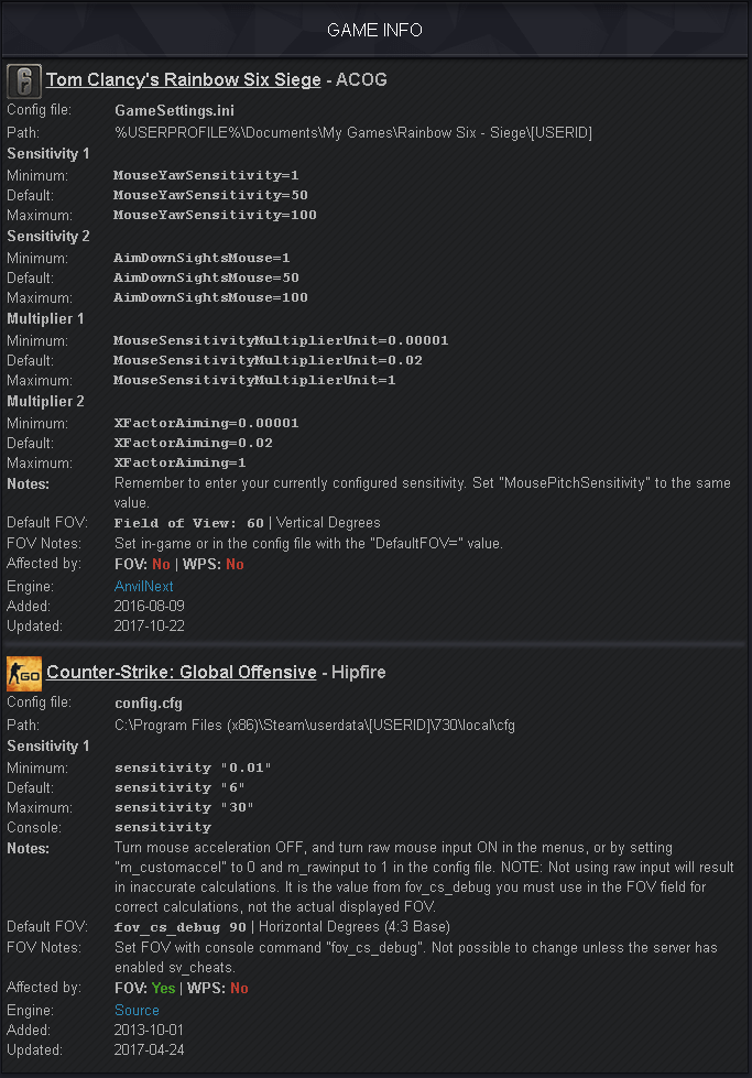 Need help with R6 to CSGO converter Technical Discussion