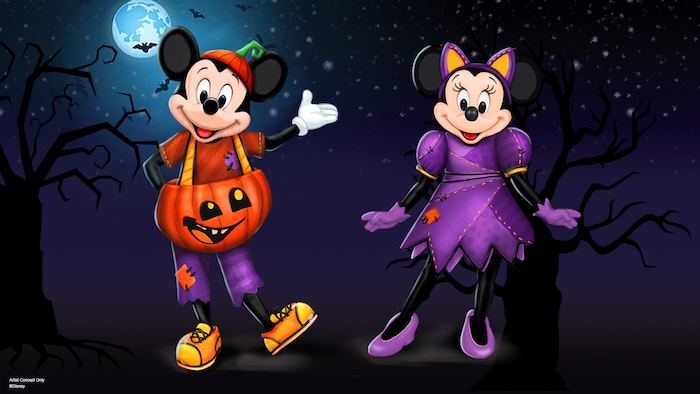 Disneyland Shares Concept Art Of New Mickey And Minnie Halloween Costumes  For 2022 – Mousesteps