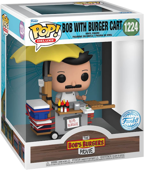 Funko Pop! Deluxe Bob’s Burgers Bob with Burger Cart (Amazon