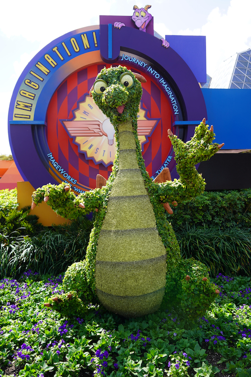 Figment Topiary Has New Look with Succulents at EPCOT International