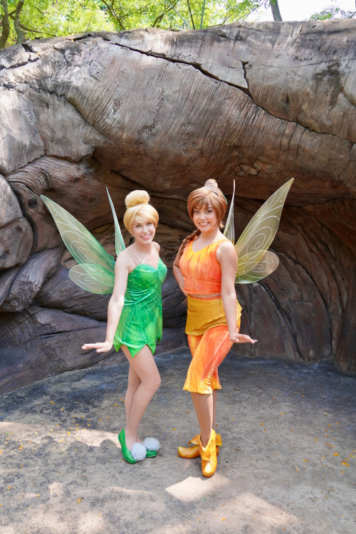 Tinker Bell and Fawn Meet for Earth Week 2023 at Disney's Animal