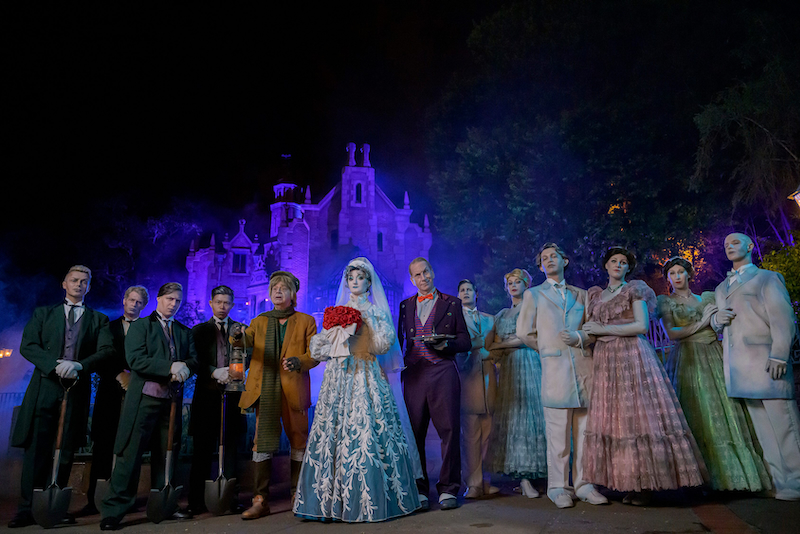 Haunted Mansion Characters Materialize at Magic Kingdom to Celebrate