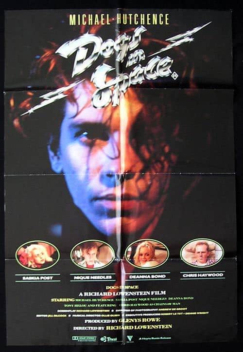 DOGS IN SPACE '87 Michael Hutchence INXS RARE 1sht poster
