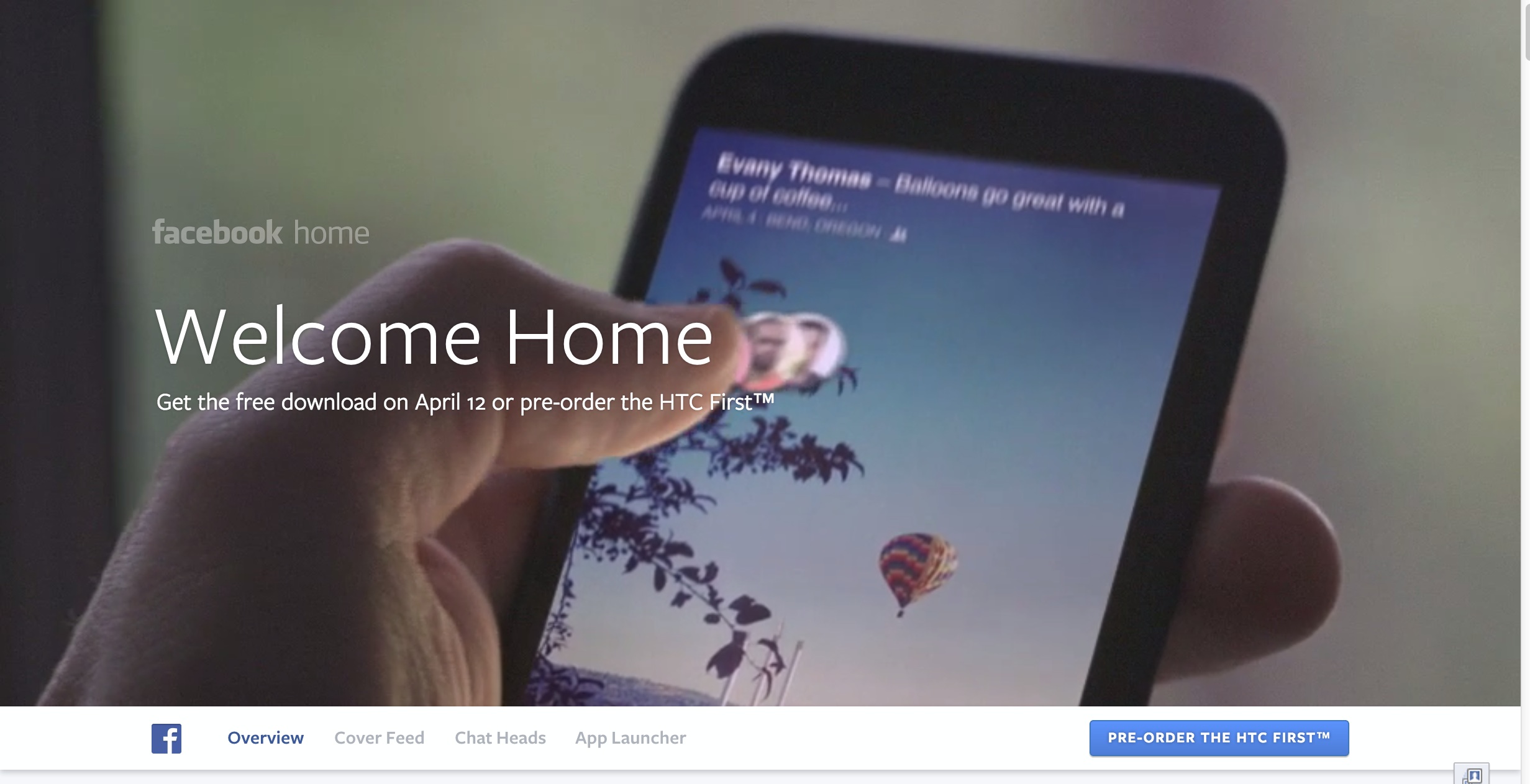 Facebook presenta su Launcher para Android