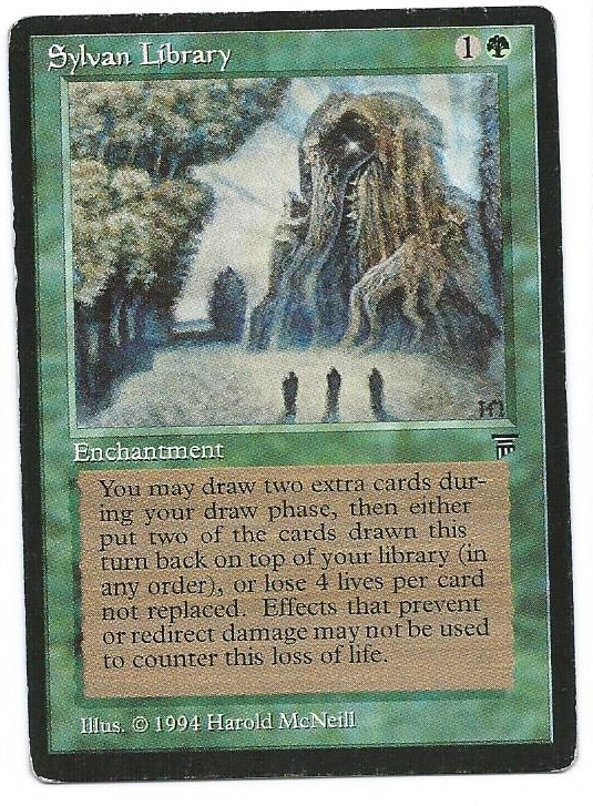 Sylvan Library English Legends Magic the Gathering MTG Single Cards