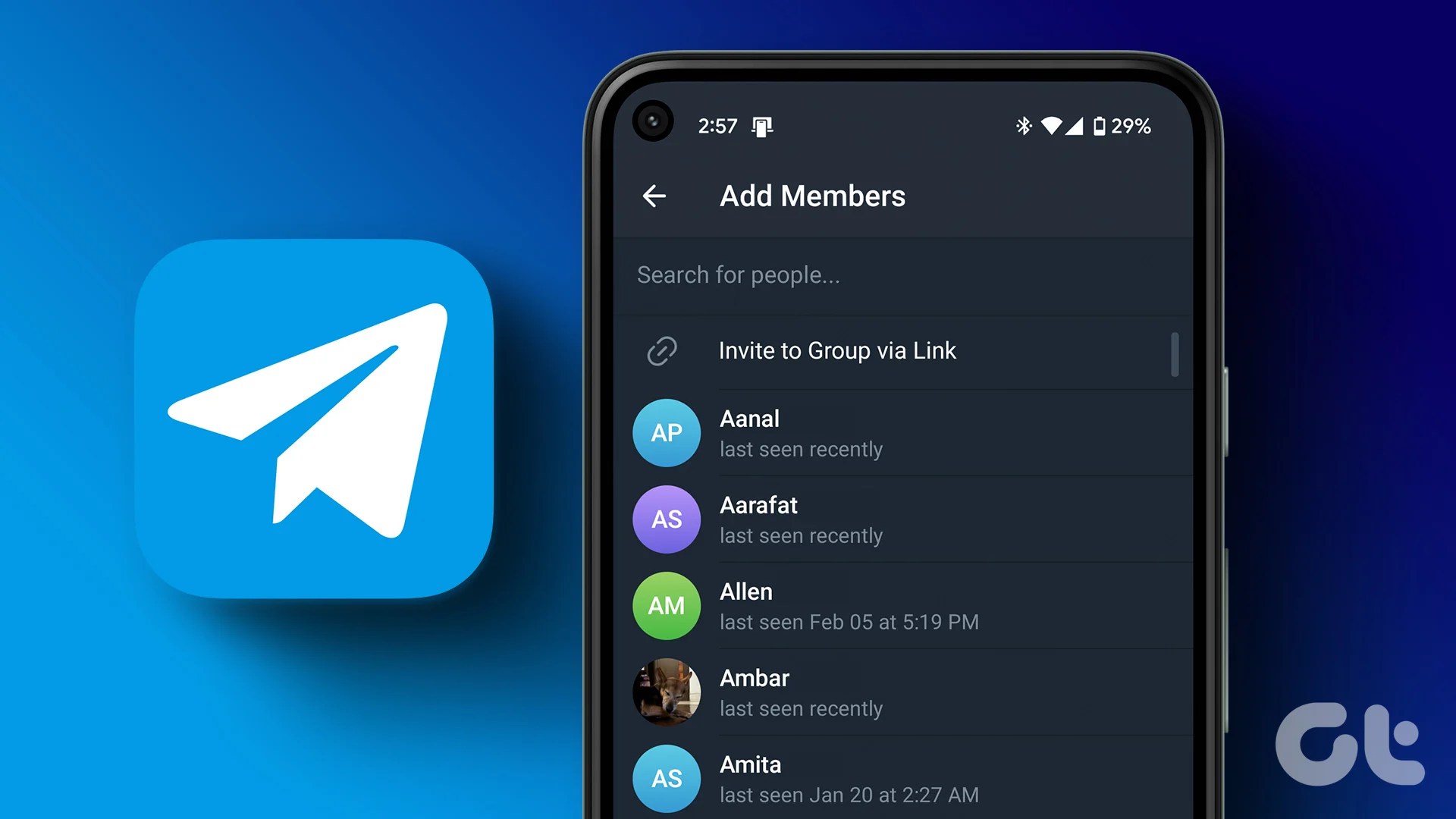 Comment ajouter quelqu'un au groupe Telegram sur Android, iOS ou PC(05)