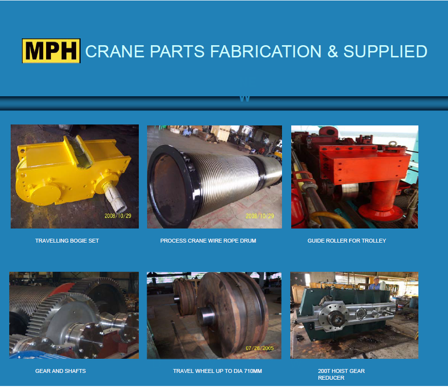 Cranes Spare Parts MPH Cranes