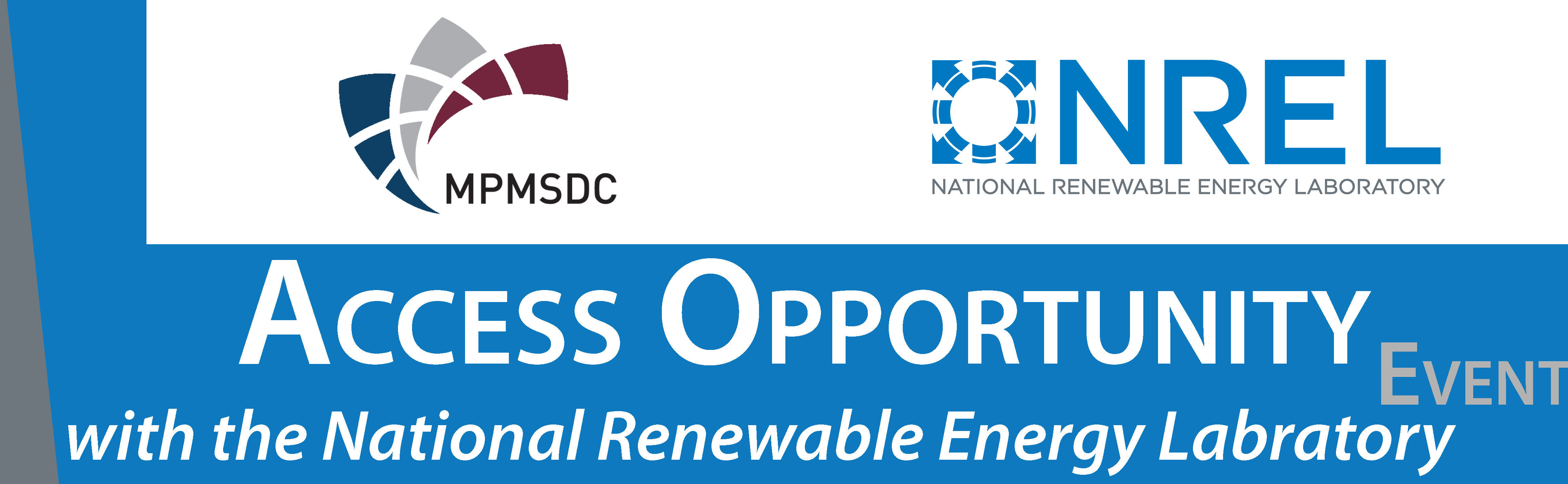 Access Opportunity Event with the National Renewable Energy Laboratory