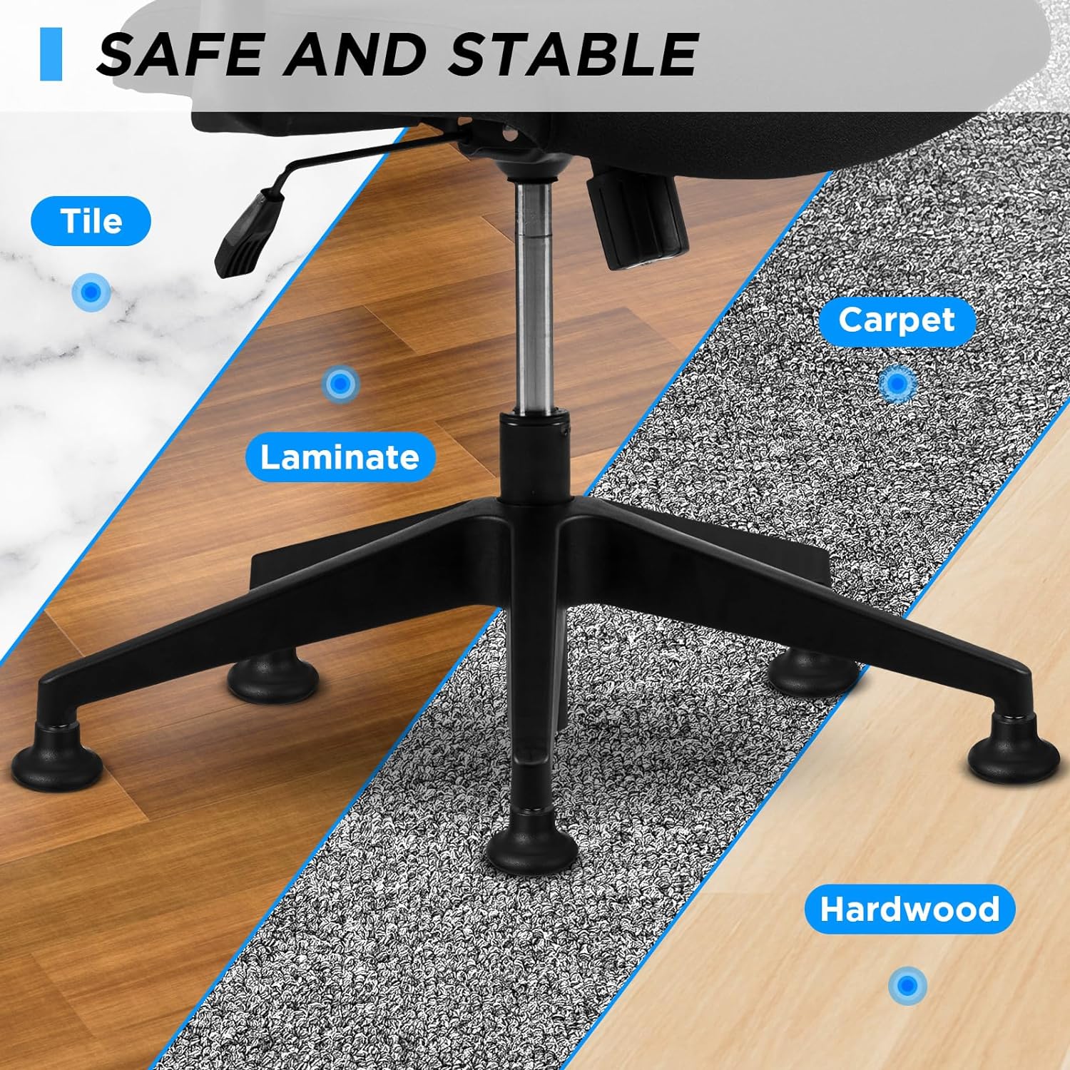 Office Chair Bell Glide, 50/Pk MP Source