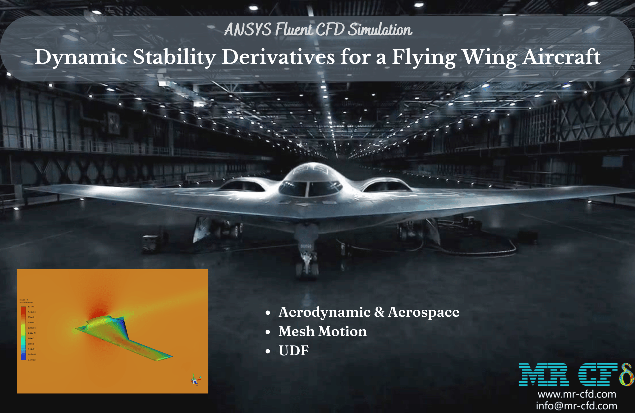 Dynamic Stability Derivatives for a Flying Wing (Aircraft) MR CFD