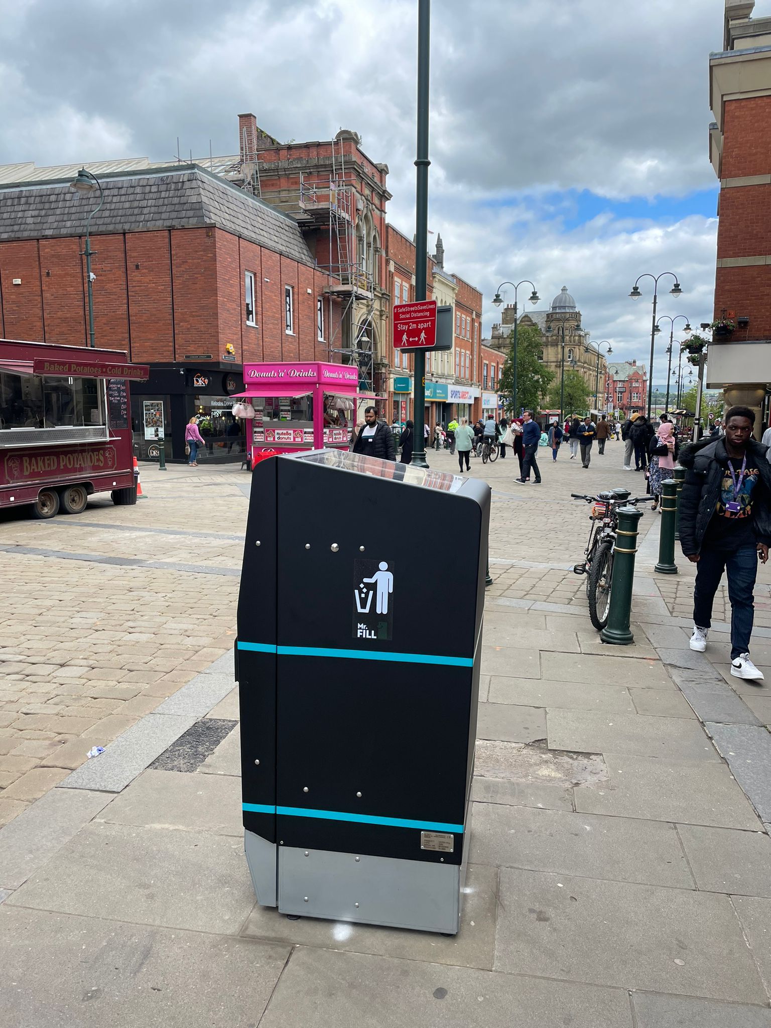 Oldham goes 'Green' with our smart waste bins and smart app! MrFill