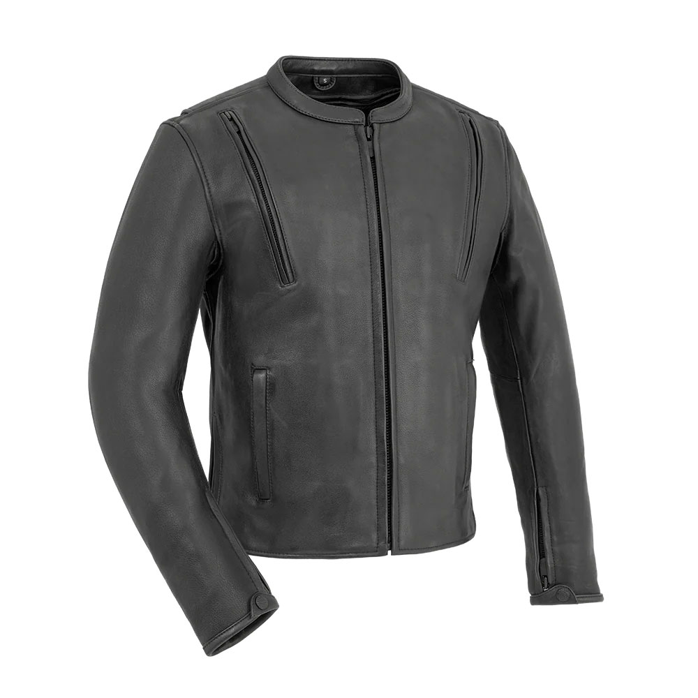 Revolt Men's Leather Riding Jacket Style and Performance Shop Now