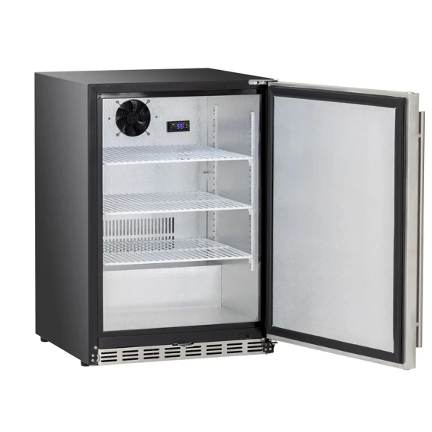 SUMMERSET 5.3c Outdoor Rated Fridge Right to Left Opening Mr BBQ Outdoor