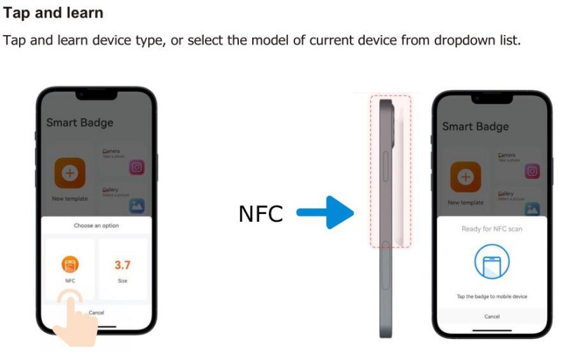 HSN371 BatteryPowered Electronic Name Badge