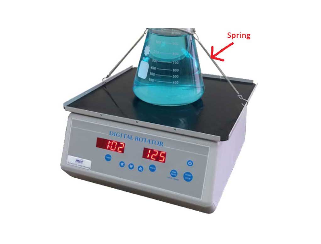 Spring holder for shaker 3