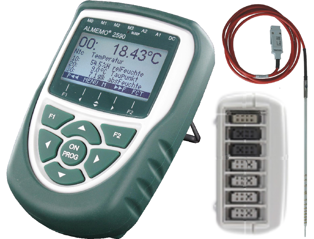 PROFESSIONAL DATA LOGGER WITH 4 MEASURING INPUTS