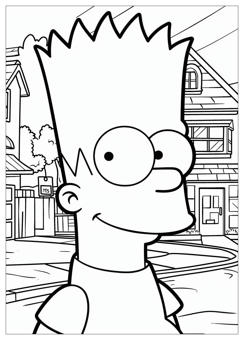 Bart Simpson Coloring Pages : Fun and Free Printable Designs for Kids