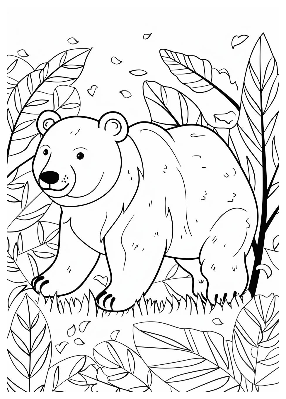 Bear Coloring Pages Fun & Free Printable Bear Images Bear Coloring Pages Fun & Free Printable Bear Images