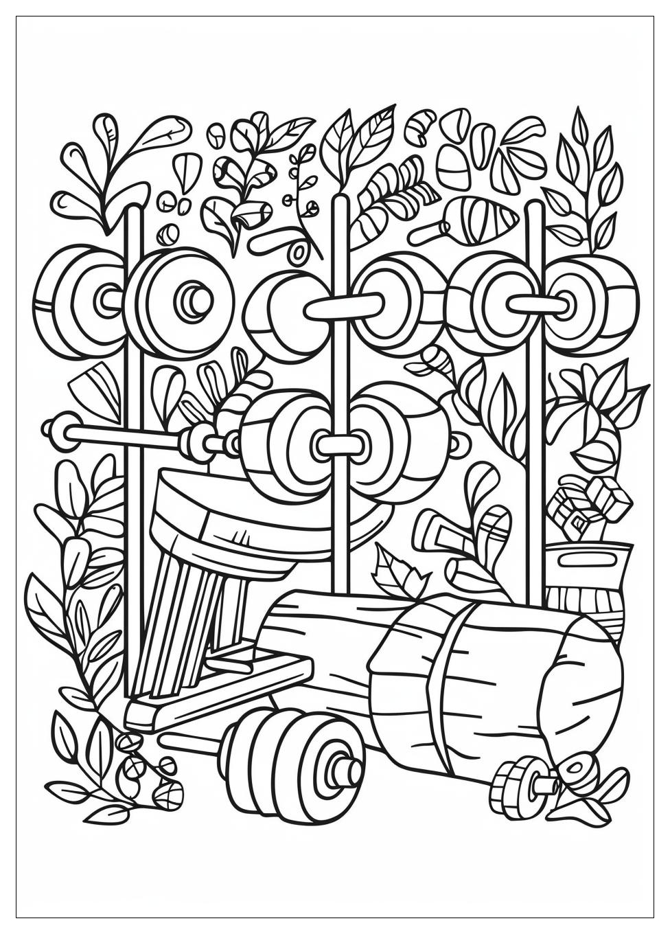Exercise Coloring Pages Fun & Educational Activity for Kids & Adults