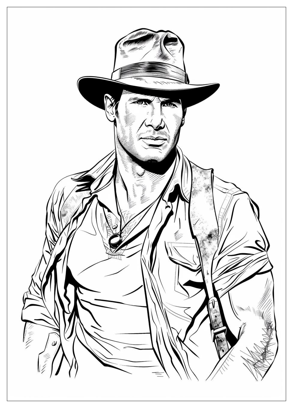 Indiana Jones Coloring Pages Unleash Your Inner Adventurer