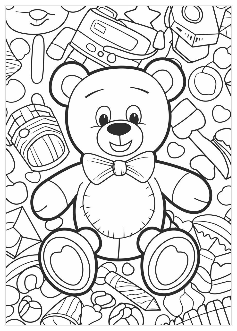 Toy Coloring Pages Unleash Kids Creativity with Fun Printables
