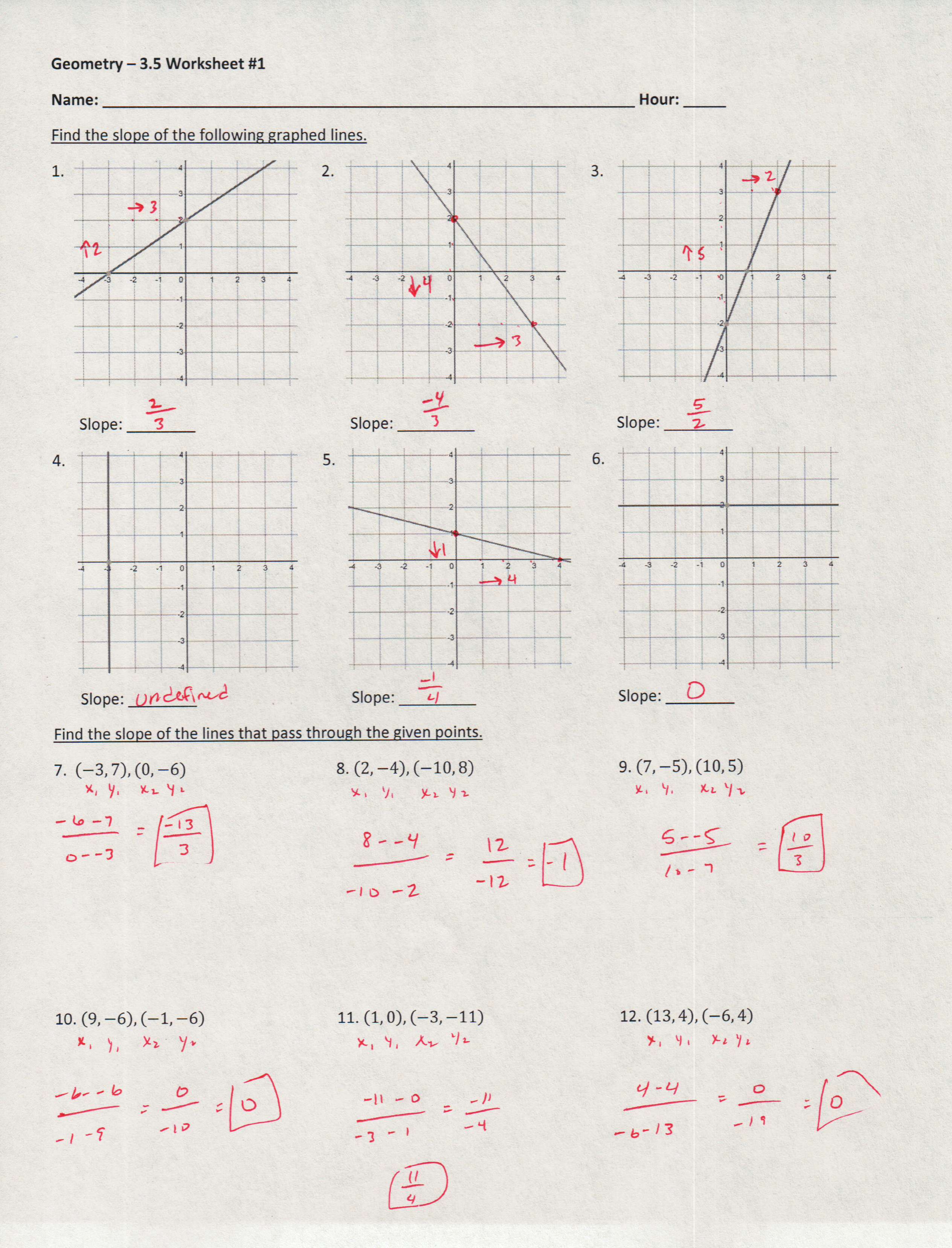 Geometry — Mr. Deibel's Class