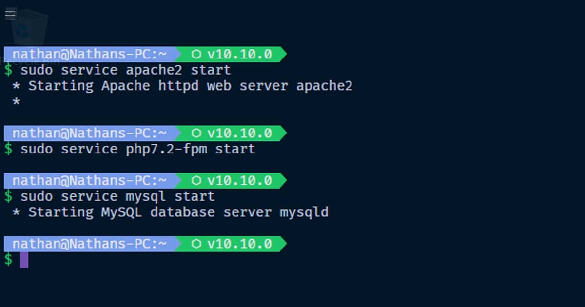 How to setup LAMP on WSL