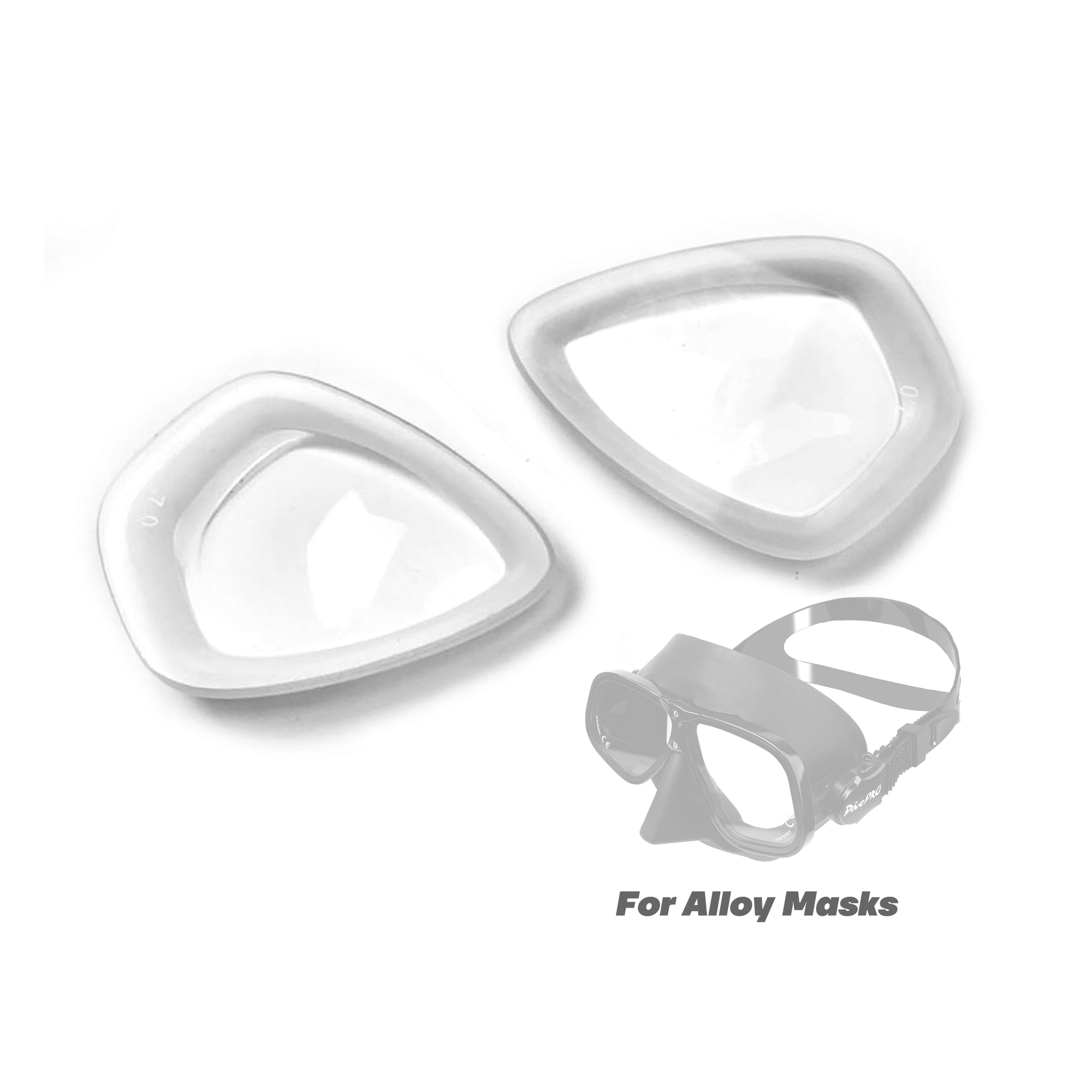 DivePRO Alloy Mask Lens Mr Dive Spearfishing Shop
