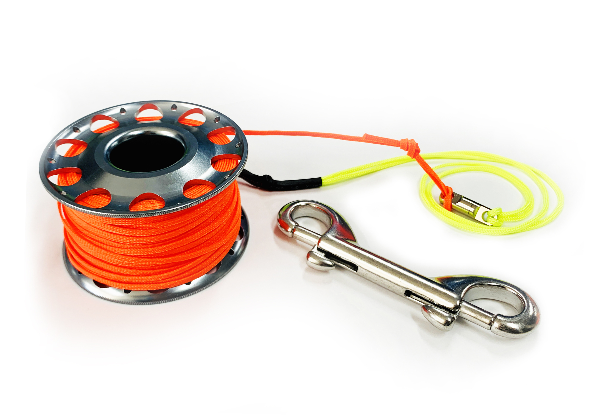 Sterling 30m Aluminium Reel SS Clip&Swivel Blue Mr Dive Spearfishing Shop