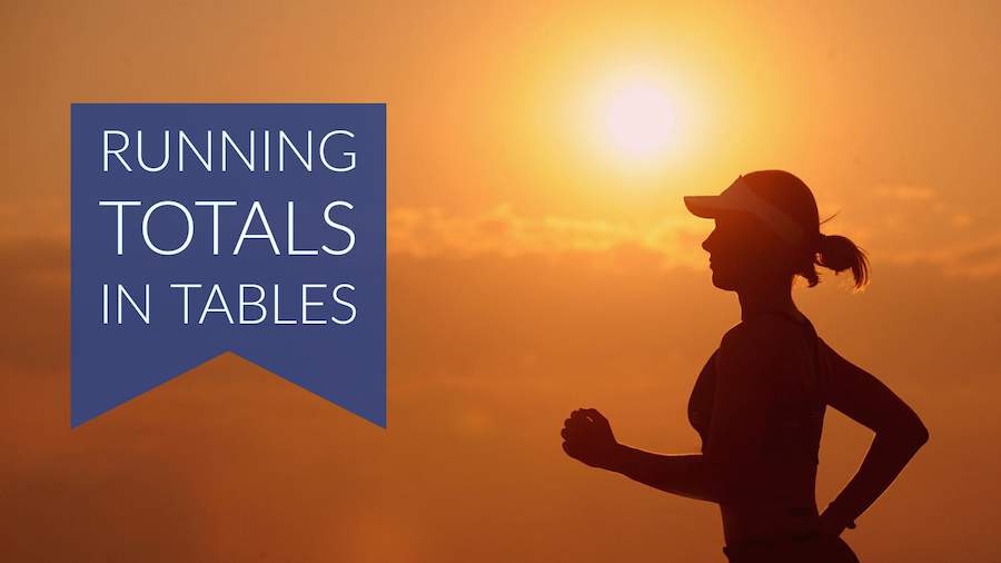 Running Totals Excel Tips MrExcel Publishing