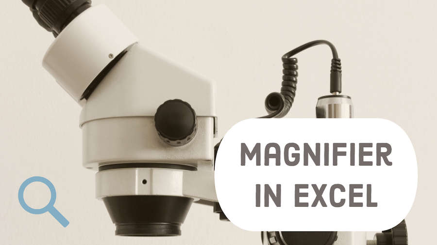Magnifier in Excel Excel Tips MrExcel Publishing