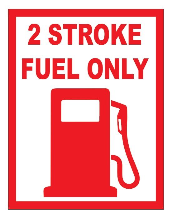 2 Stroke Only Sticker