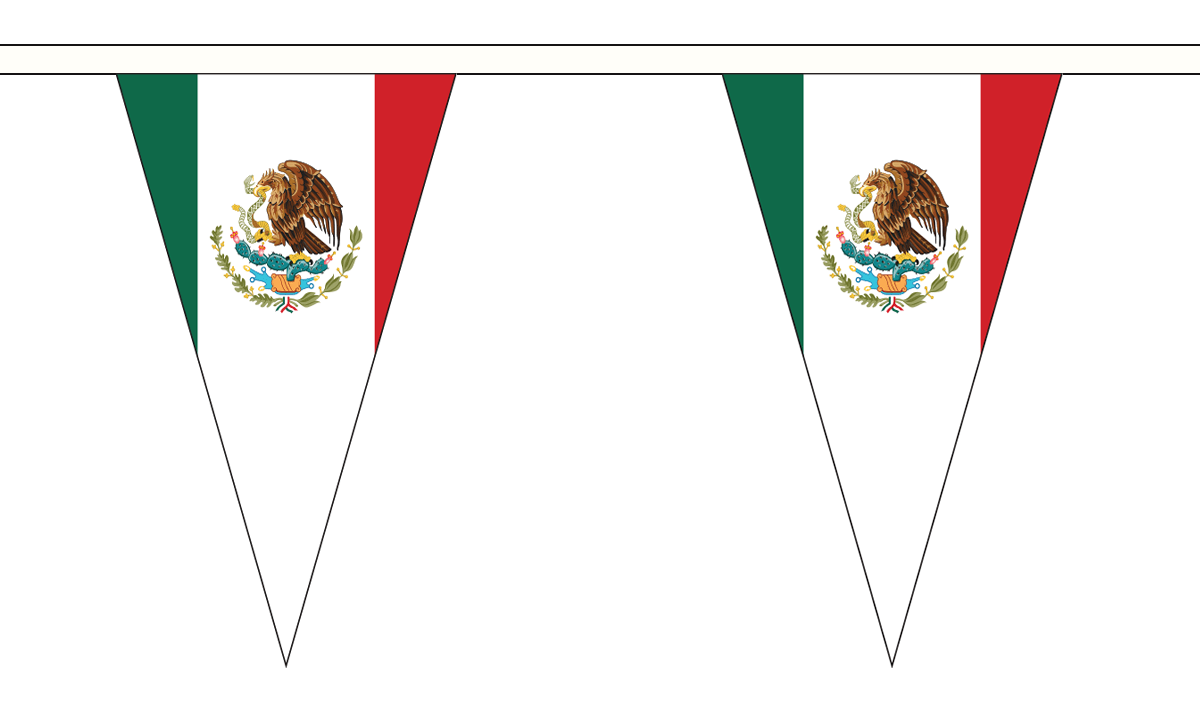 Mexico Traditional Sewn Flag MrFlag
