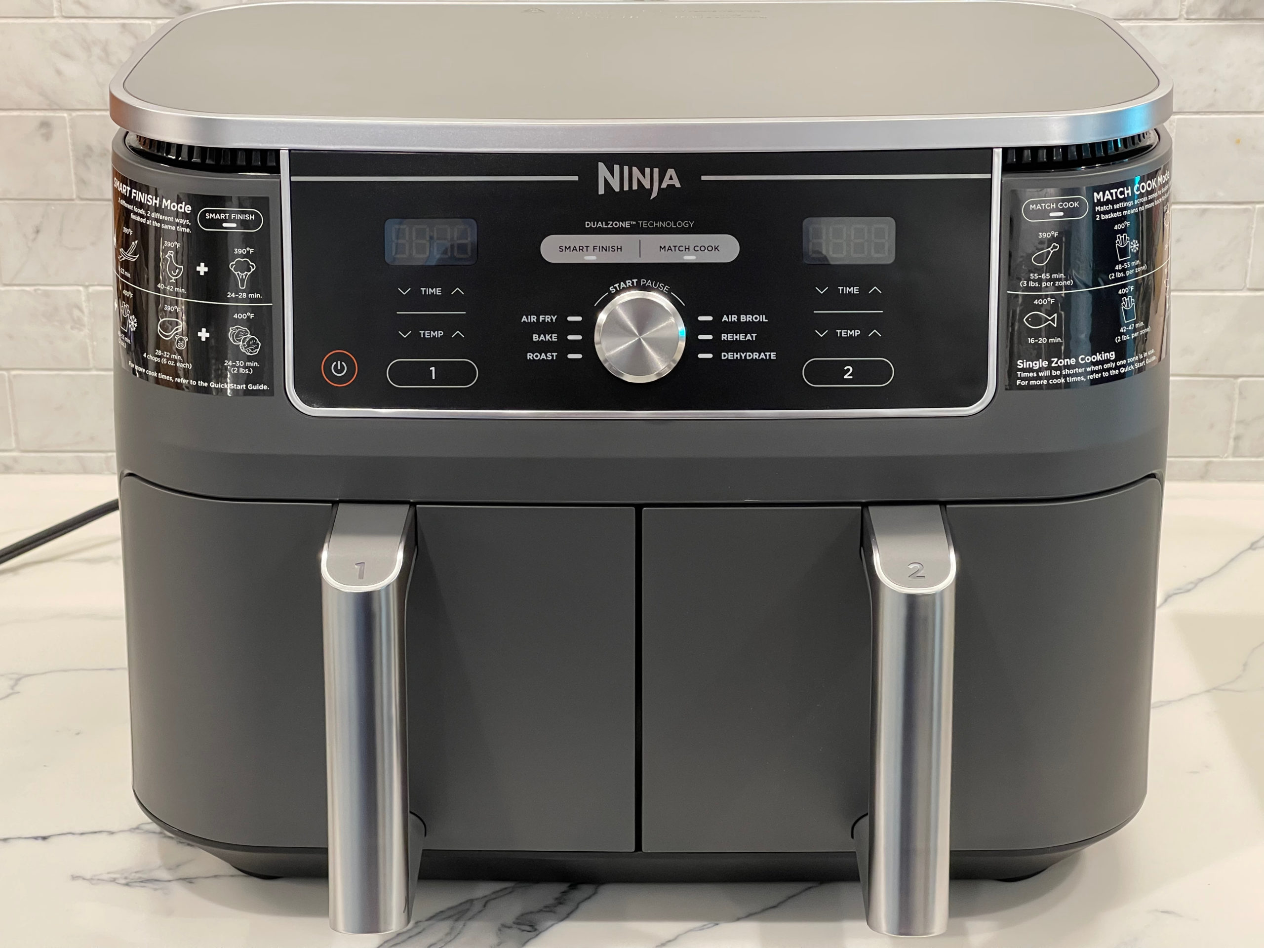 Ninja Foodi DZ401 6in1, 10qt. XL 2Basket Air Fryer with DualZone
