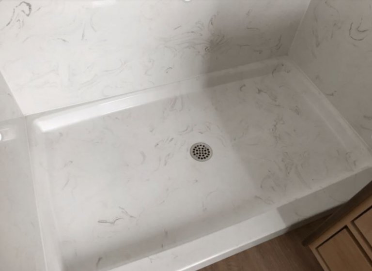 Traditional Stone Shower Base Rectangular MRMARBLE