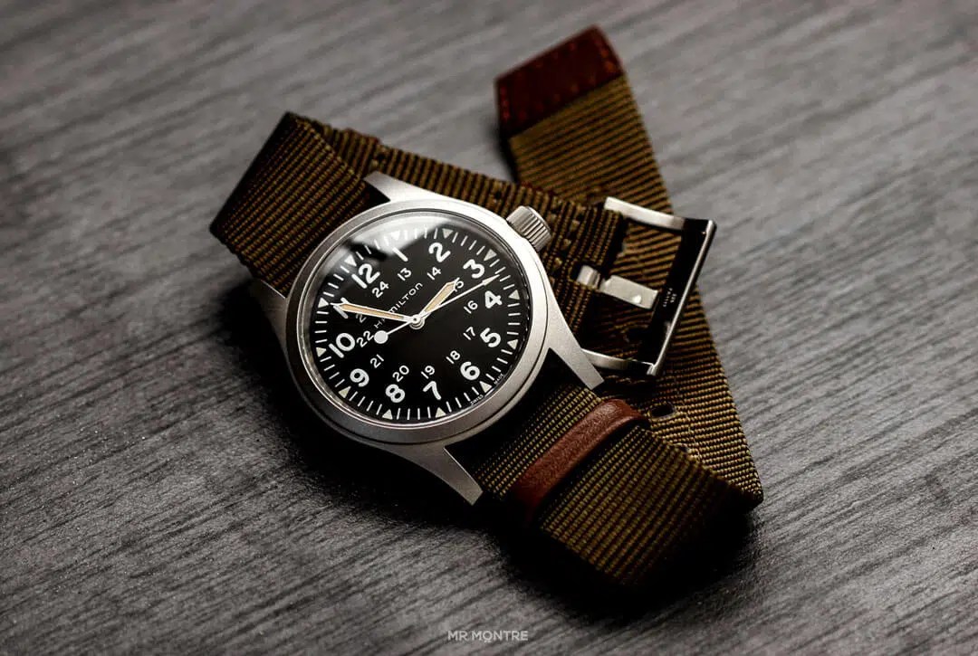 This is also a more rare version of the khaki field since it's a pure mechanical, manually would watch that beats at the faster 4hz (28,8000) 8 beats a second. Hamilton Khaki Field Mechanical : Test & Avis - Mr Montre