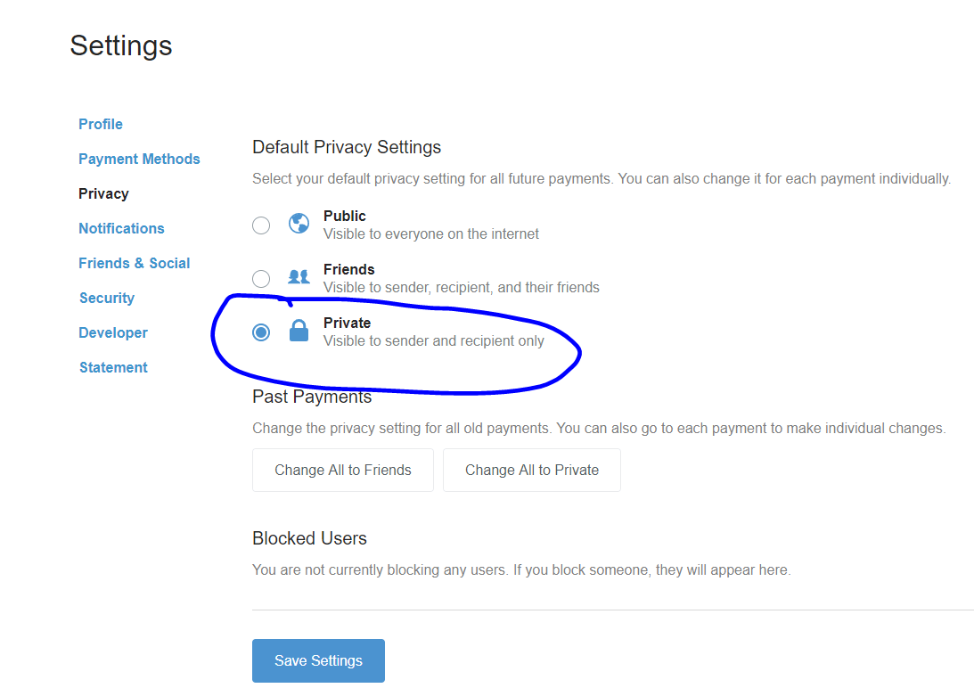 Make Sure Your Venmo Account is Set to Private! MRN Web Designs