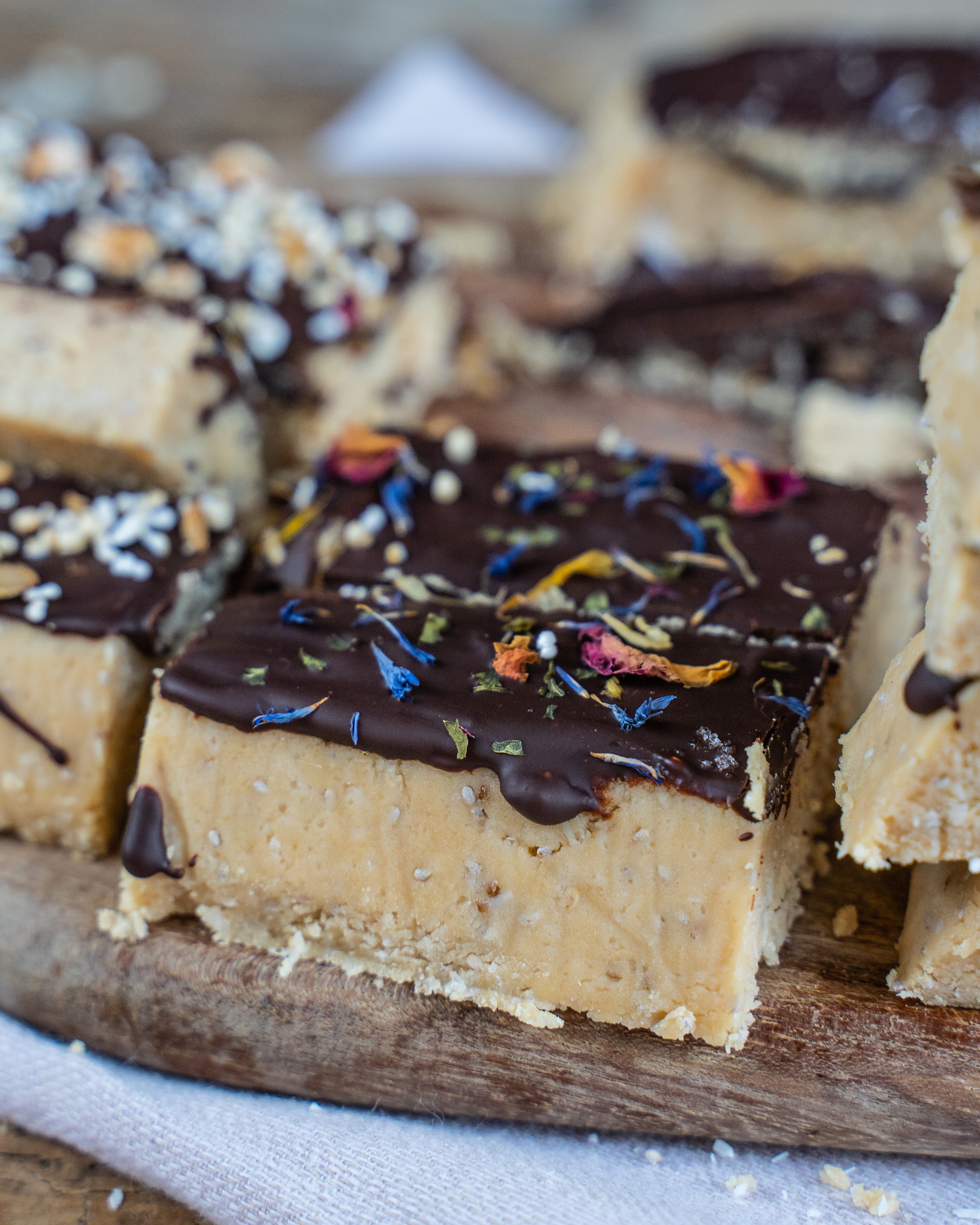 Proteinriegel vegan Gesunde Protein Schnittchen Rezept Mrs Flury