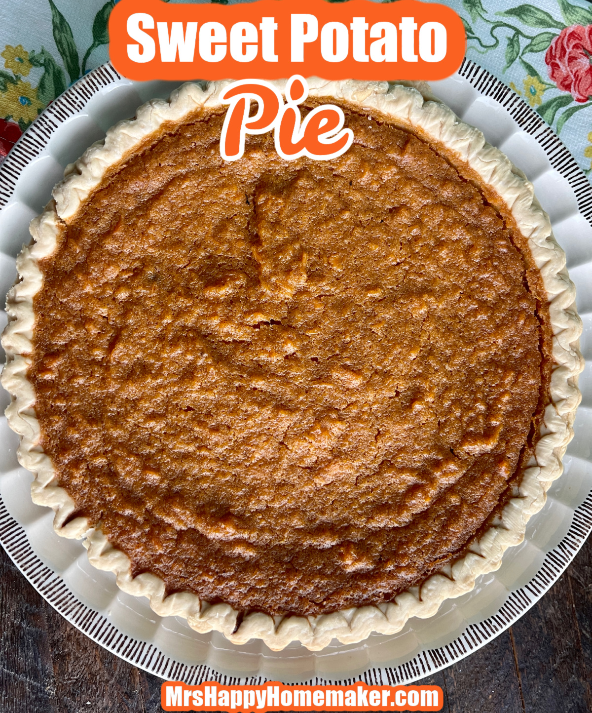 OldFashioned Southern Sweet Potato Pie Recipe