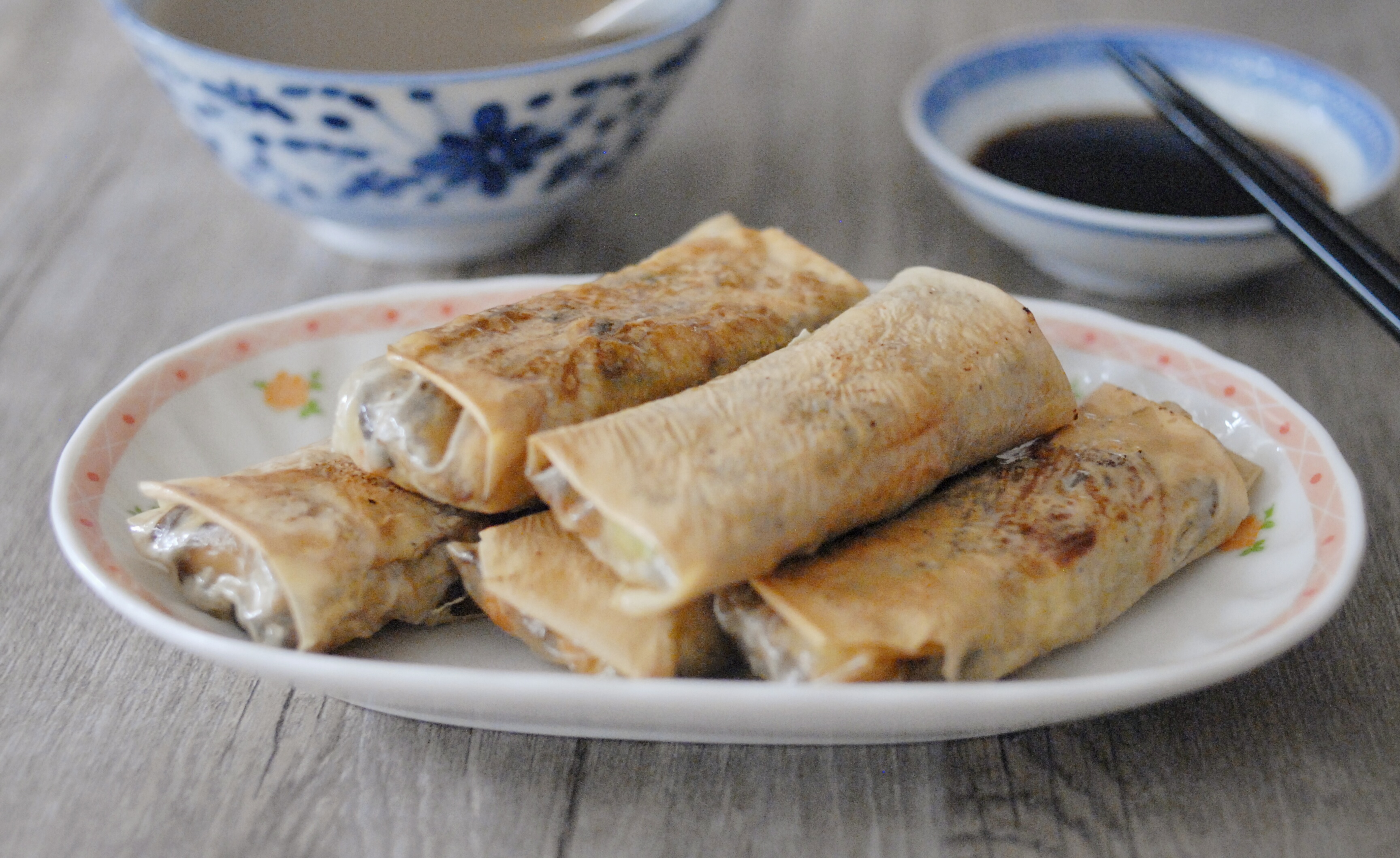 Golden Beancurd Skin Rolls Mrs P's Kitchen