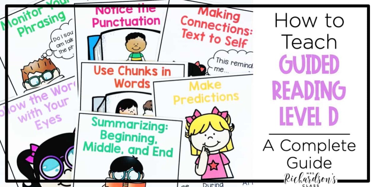 How to Teach Guided Reading Level D: A Complete Guide