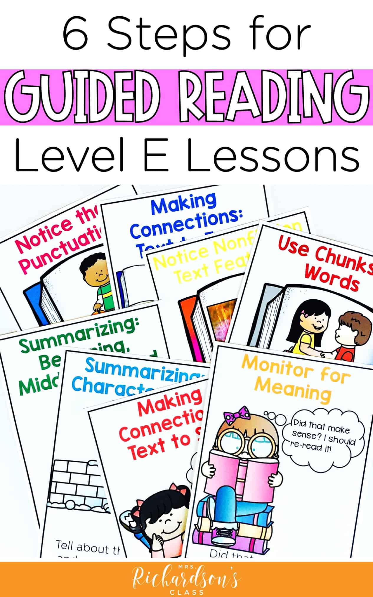 6 Steps to the Best Guided Reading Level E Lesson
