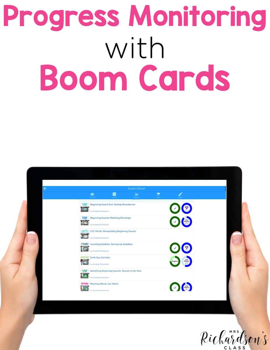 Progress Monitoring with Boom Cards Made Simple