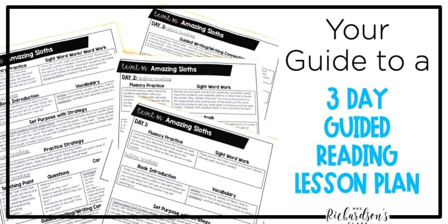 Second Grade Guided Reading: Your Guide to a 3 Day Lesson