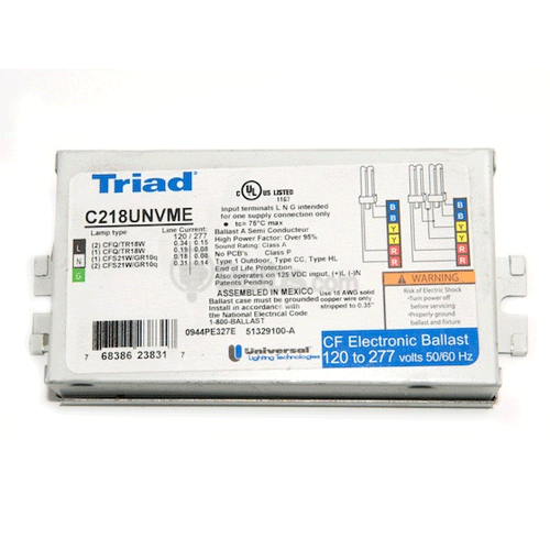 Universal Lighting Technologies, Electronic Ballast kit, C218UNVME000K