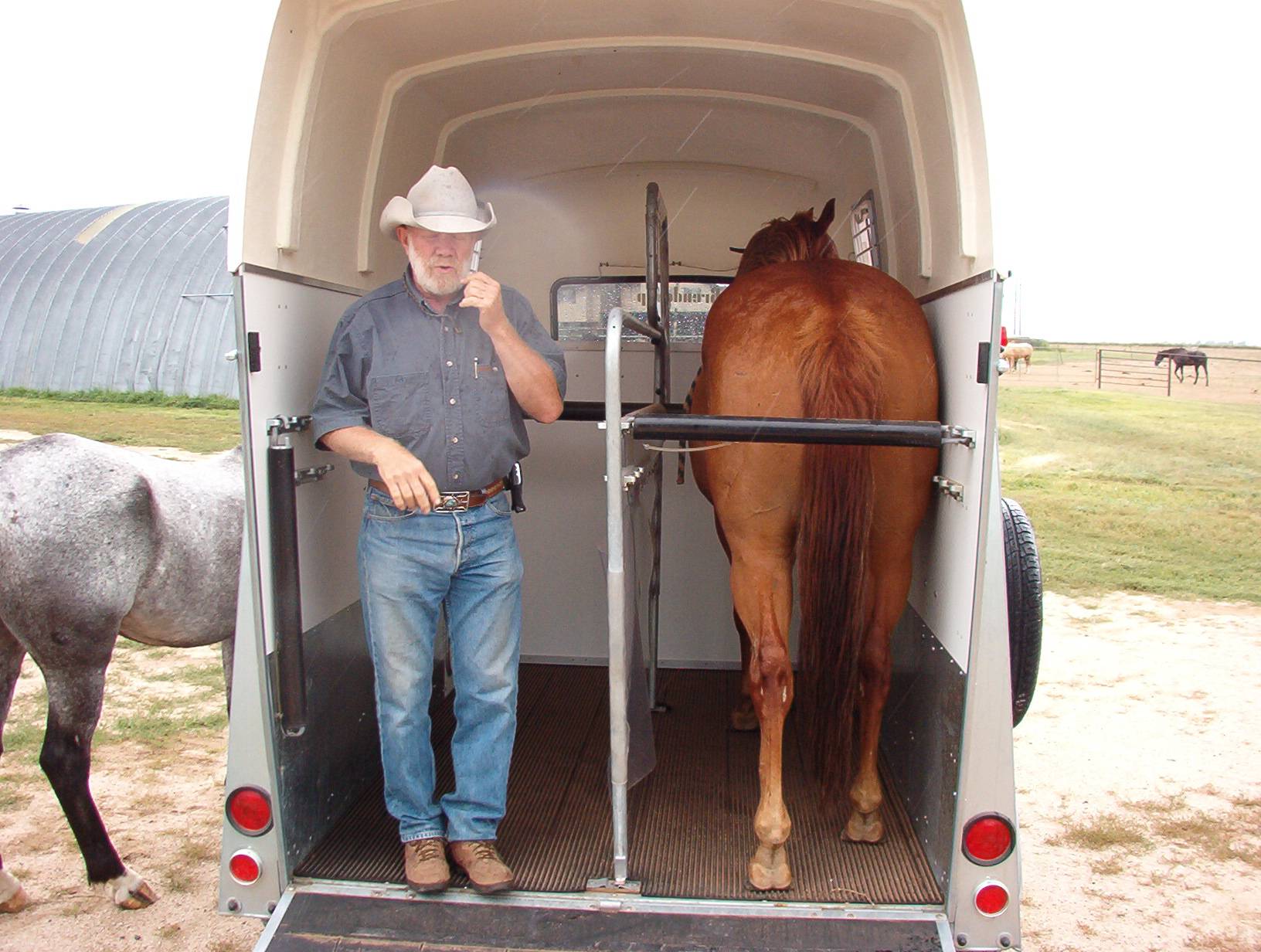 "Brenderup Horse Trailers, the best towing trailer I've found, easy to