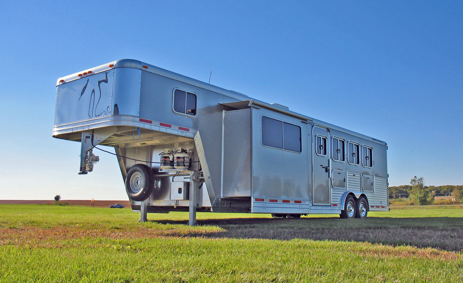 "Featherlite Trailers, they make all types of great trailers, aluminum